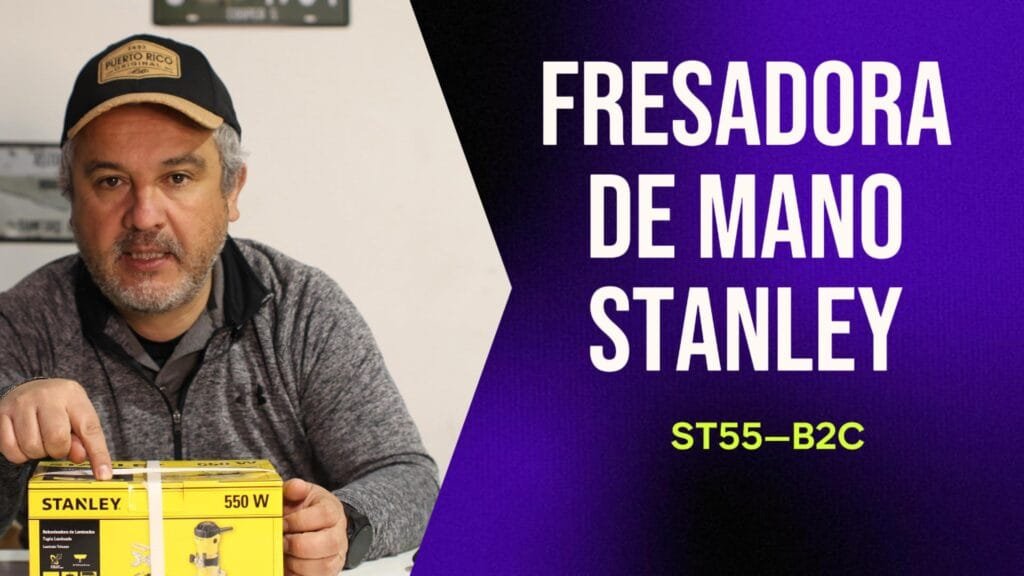 Fresadora de mano Stanley ST55