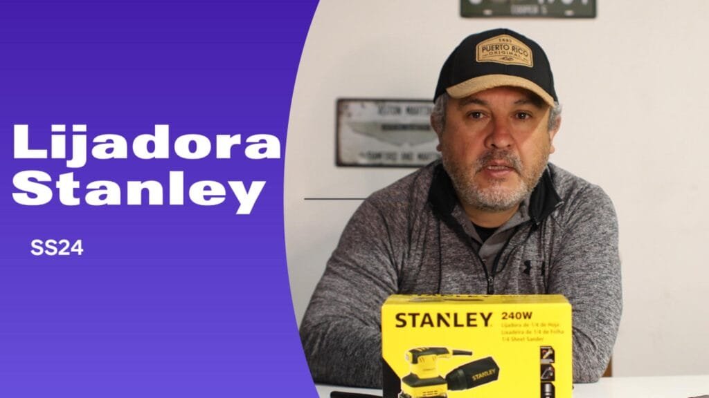 Unboxing lijadora orbital Stanley SS24-B2C
