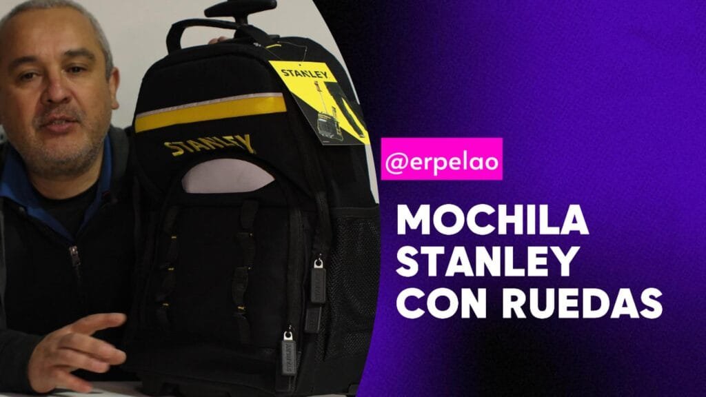 Mochila Stanley con ruedas para trabajo pesado 🔥 Unboxing 1 Mochila stanley con rueda