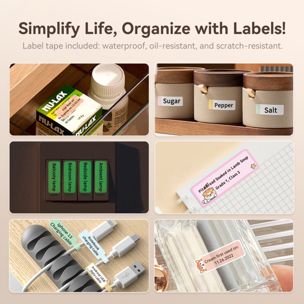 Cómo organizar tus cables con etiquetas 1 Cómo organizar tus cables con etiquetas