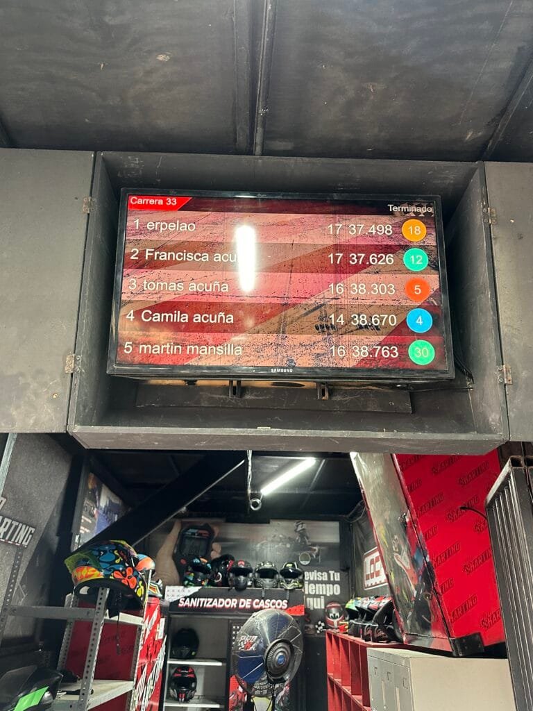 carrera familiar en prokarting de ritoque