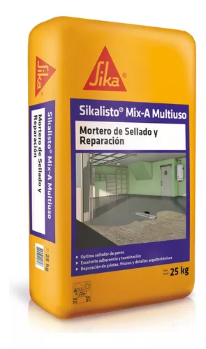 ¿Como usar el Sikalisto MIX-A multiuso 25 KG - Mortero Fino? 2 Sikalisto Mix-A multiuso