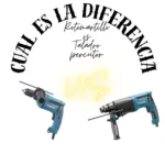 ¿Cuál es la diferencia entre taladro percutor y un rotomartillo?